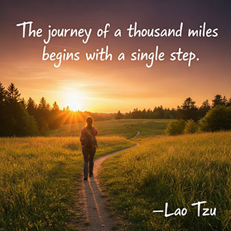 The journey of 1000 miles...